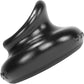 Oxballs Juicy Pumper Silicone Cock Ring 3.5 Inch - Black