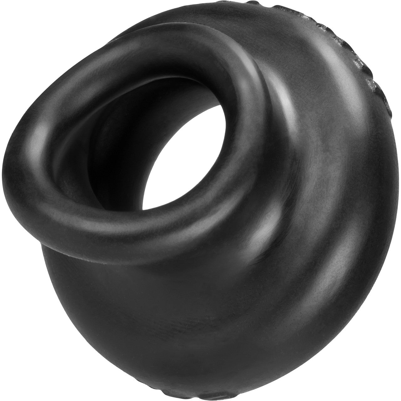 Oxballs Juicy Pumper Silicone Cock Ring 3.5 Inch - Black