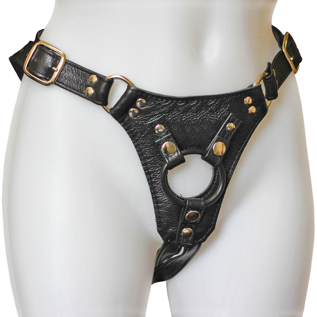 Aslan Jaguar Harness Black & Brass