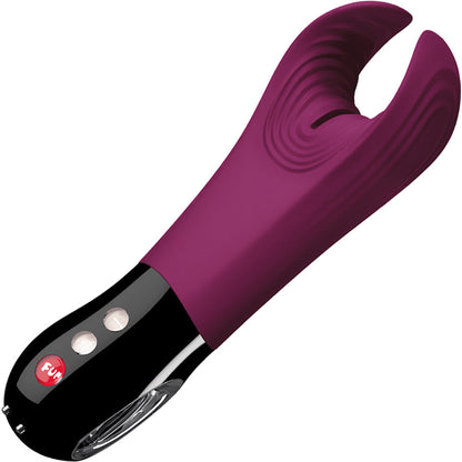 Fun Factory JEWELS MANTA Vibrating Penis Stroker & Couples Penis Toy - Garnet