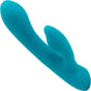 Nubii Jolie Rabbit Rechargeable Warming Mini Dual Stimulation Vibrator By Nu Sensuelle - Blue