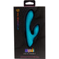 Nubii Jolie Rabbit Rechargeable Warming Mini Dual Stimulation Vibrator By Nu Sensuelle - Blue