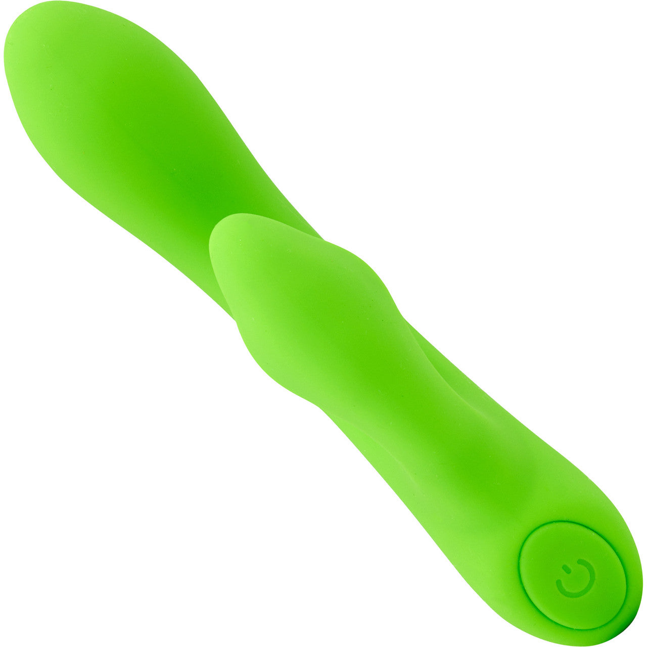 Nubii Jolie Rabbit Rechargeable Warming Mini Dual Stimulation Vibrator By Nu Sensuelle - Lime Green