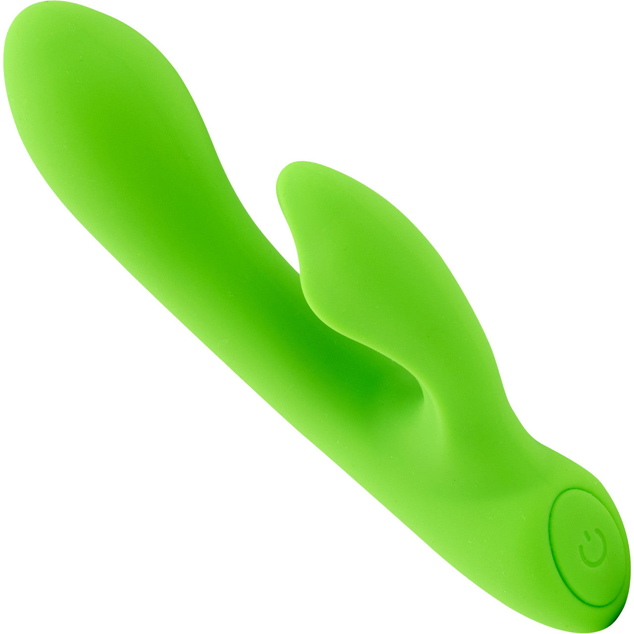 Nubii Jolie Rabbit Rechargeable Warming Mini Dual Stimulation Vibrator By Nu Sensuelle - Lime Green