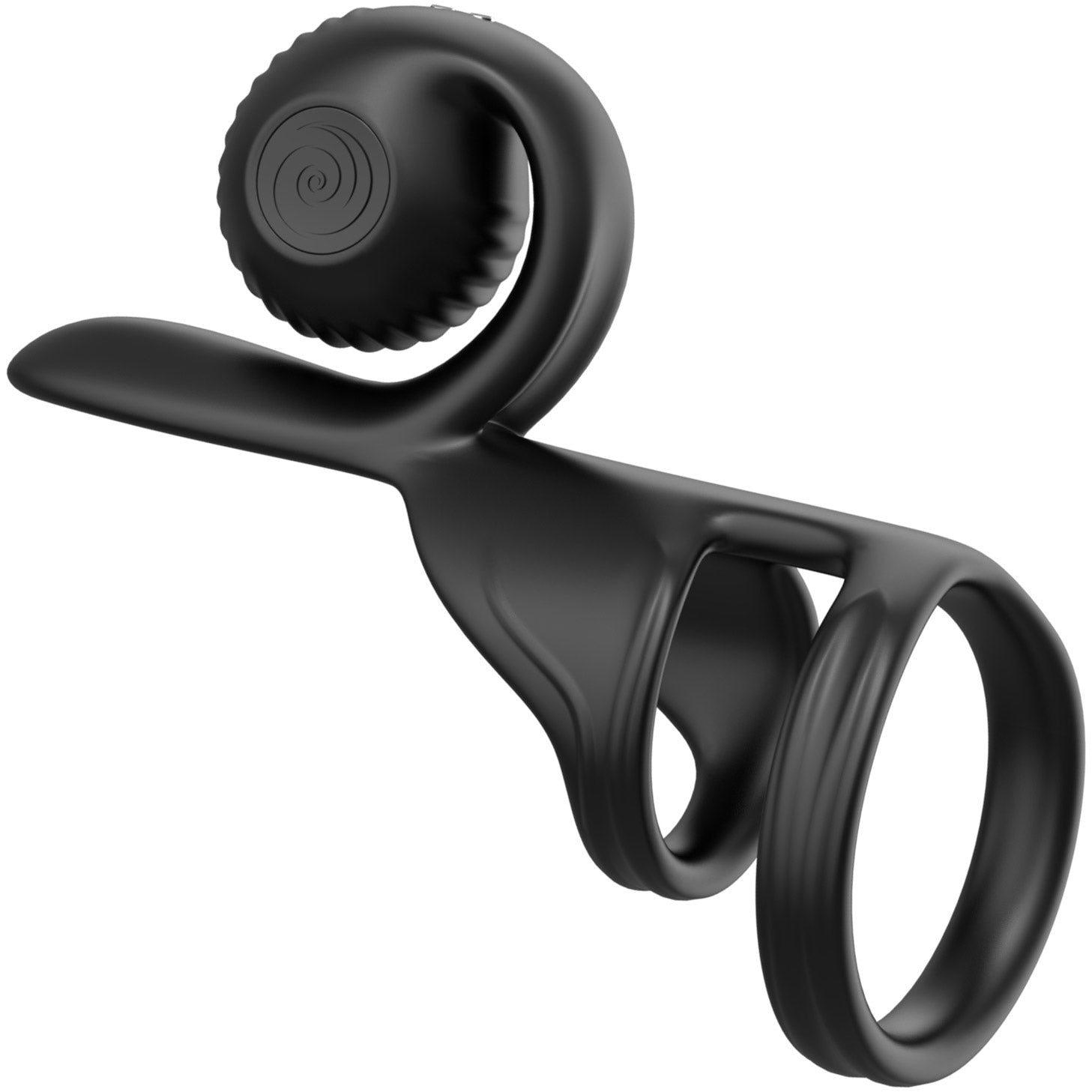 SVibe Snail Jovi Couples Ring Silicone Vibrating Cock Ring With Remote