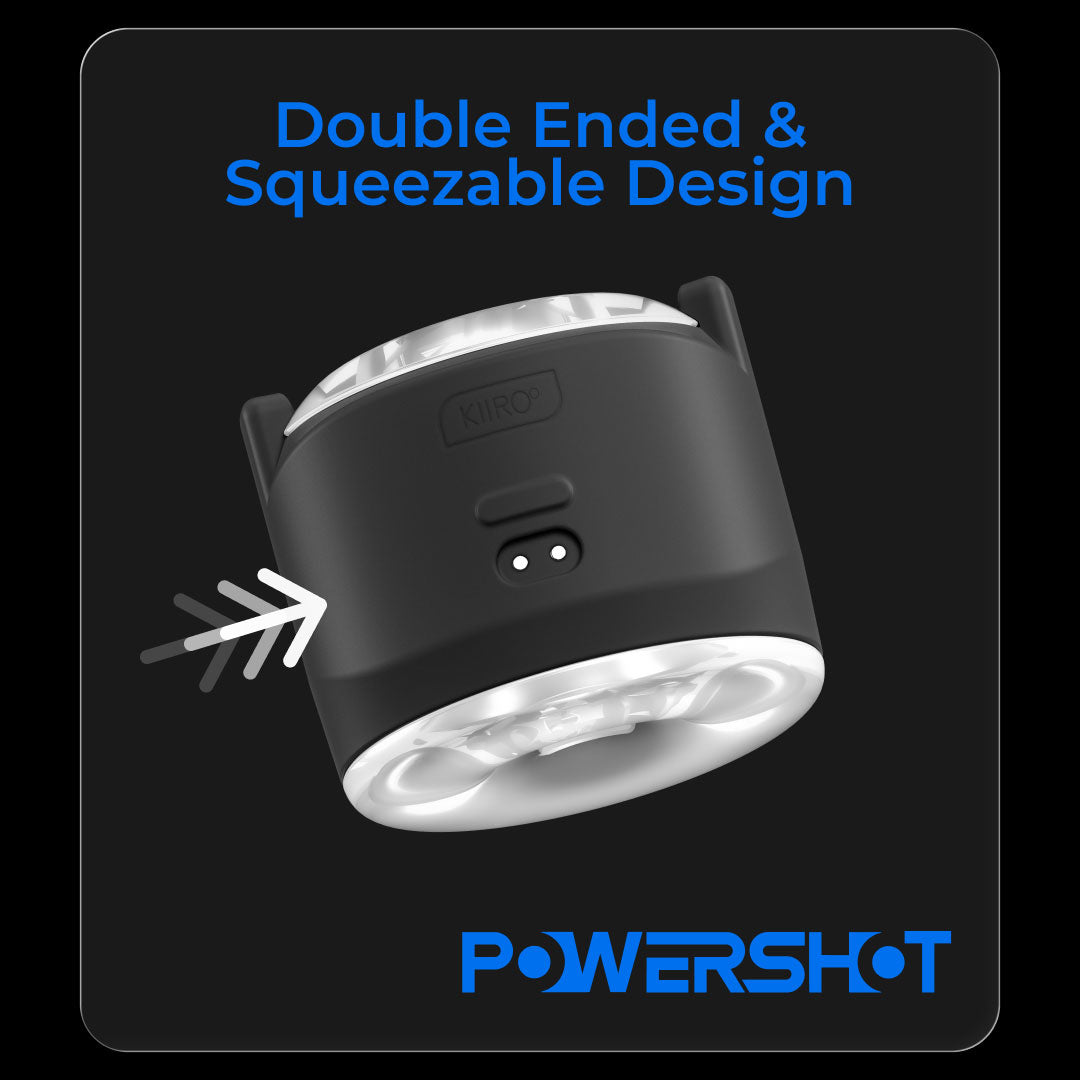 KIIROO PowerShot Interactive Dual Motor Vibrating Masturbator