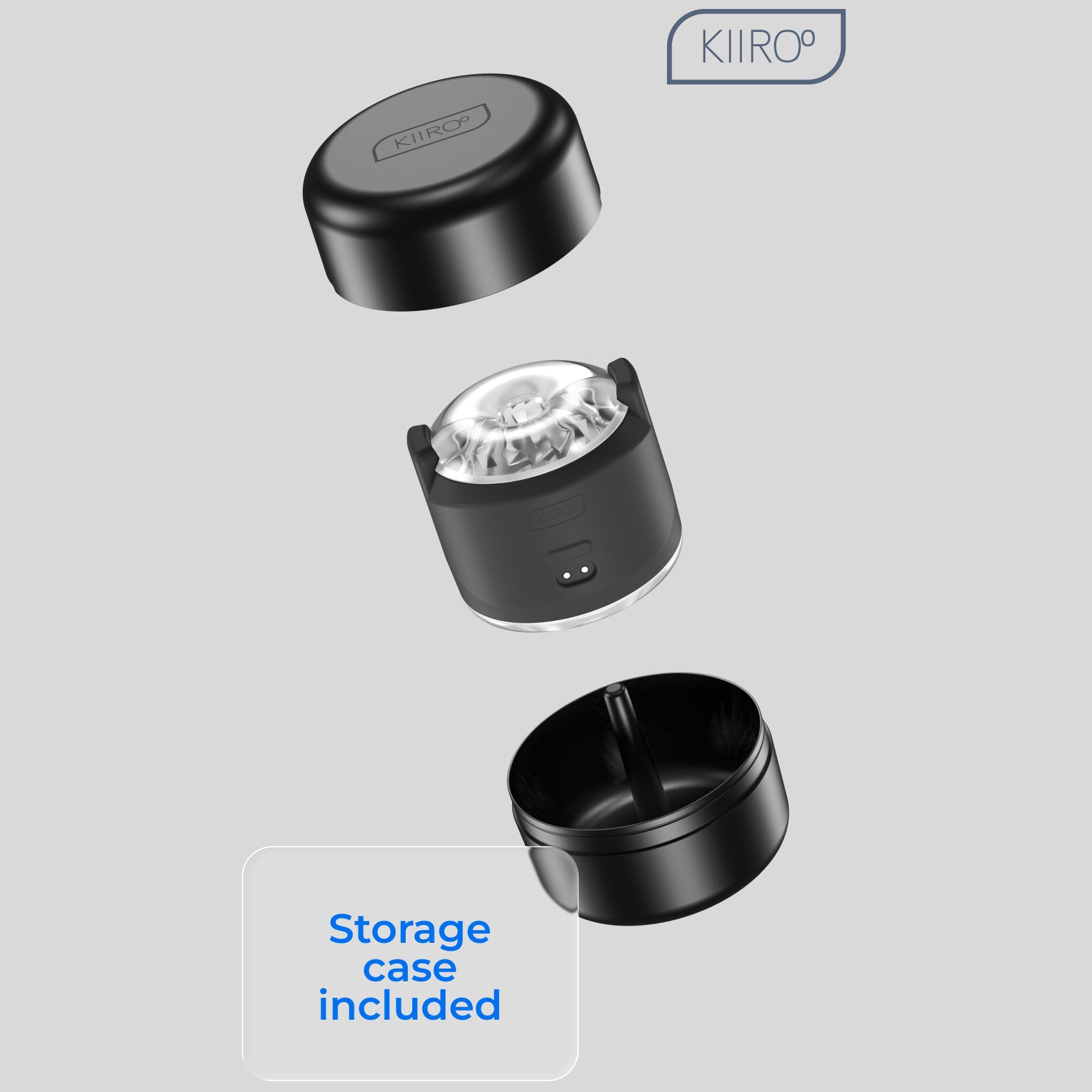 KIIROO PowerShot Interactive Dual Motor Vibrating Masturbator