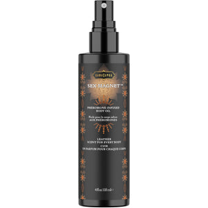 Kama Sutra Pheromone Infused Body Oil Spray 4 oz - Leather