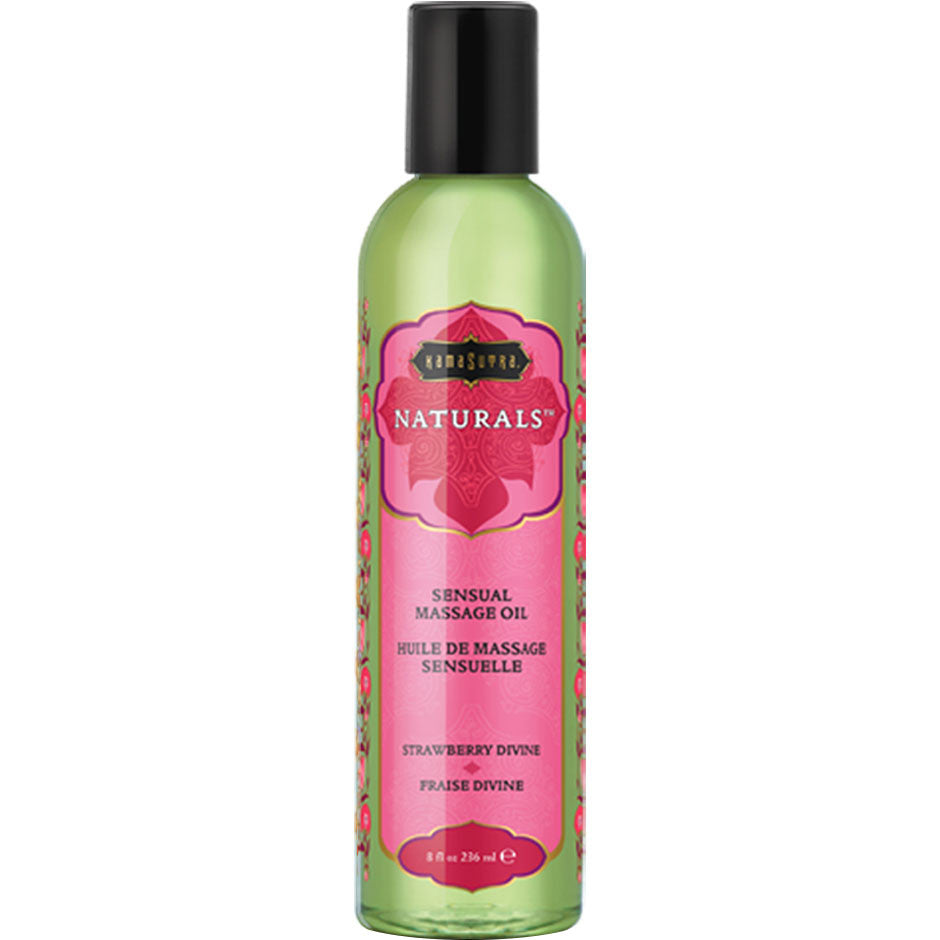 Kama Sutra Naturals Massage Oils Strawberry Dreams 8 fl oz