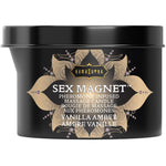 Kama Sutra Sex Magnet Pheromone Massage Candle - Vanilla Amber - 6 oz