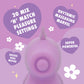 Unihorn Karma Lilac Massaging Silicone Clitoral Vibrator - Purple