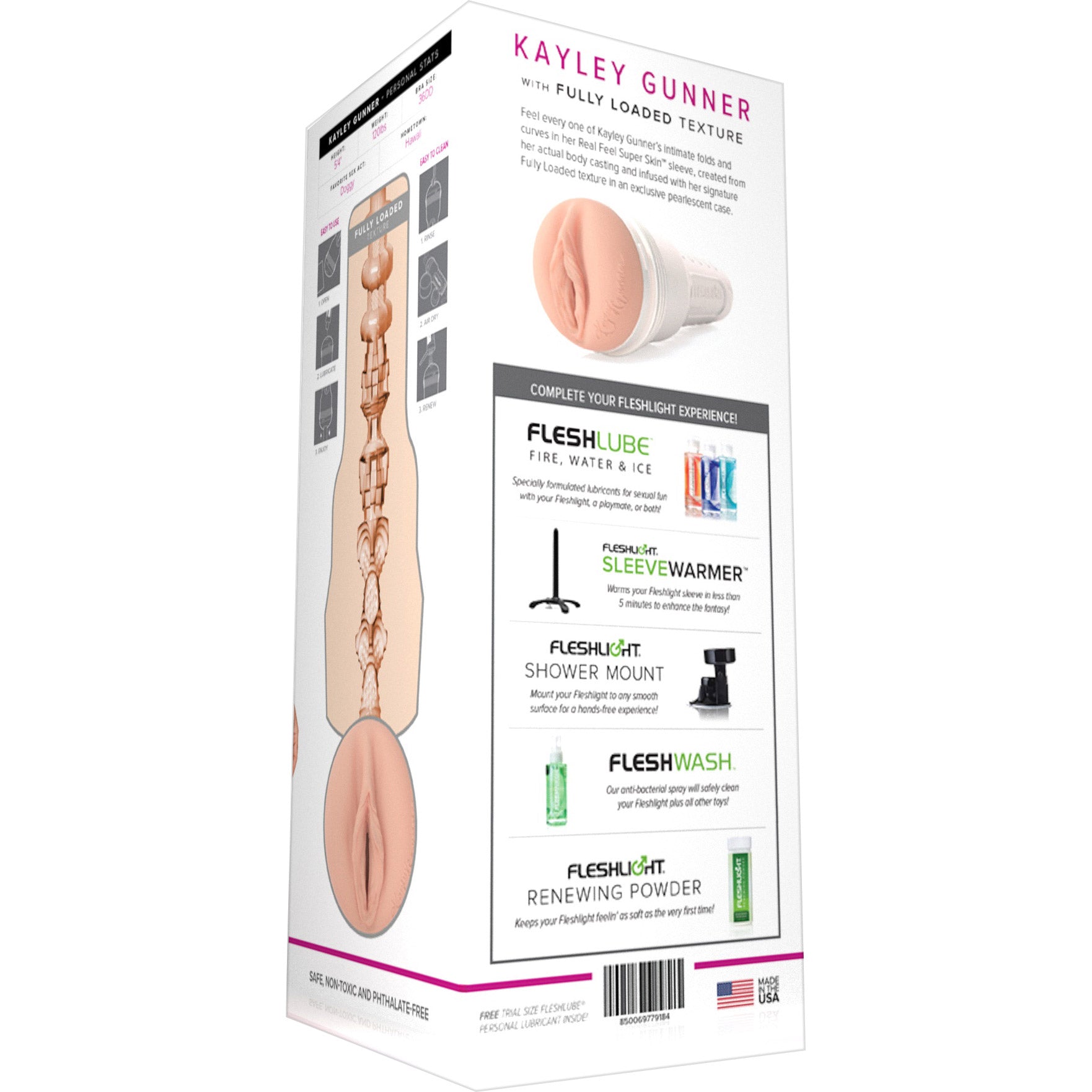 Fleshlight Girls Kayley Gunner - Fully Loaded Vagina Texture