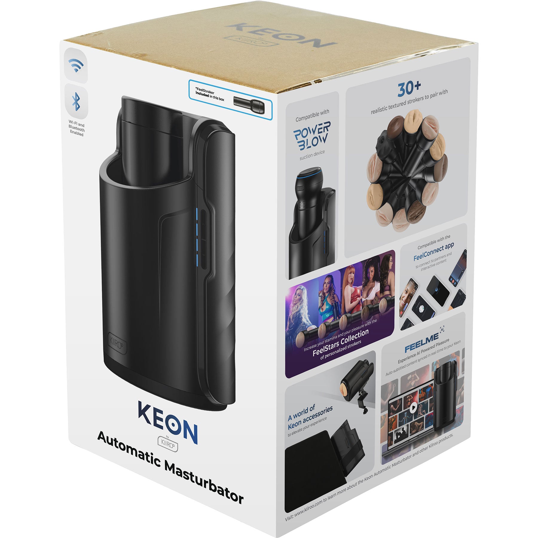 KIIROO KEON Automatic Penis Masturbator With Feel Stroker - Box