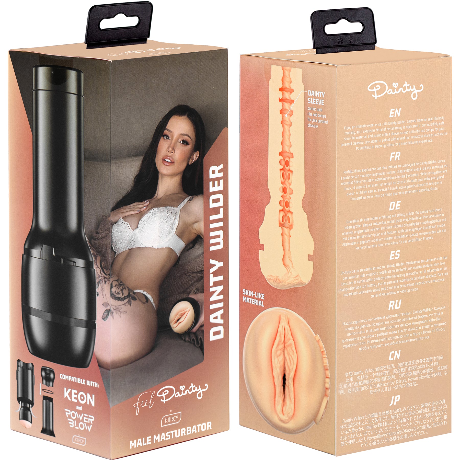KIIROO Feel Dainty Pussy Stroker - Dainty Wilder Penis Masturbator