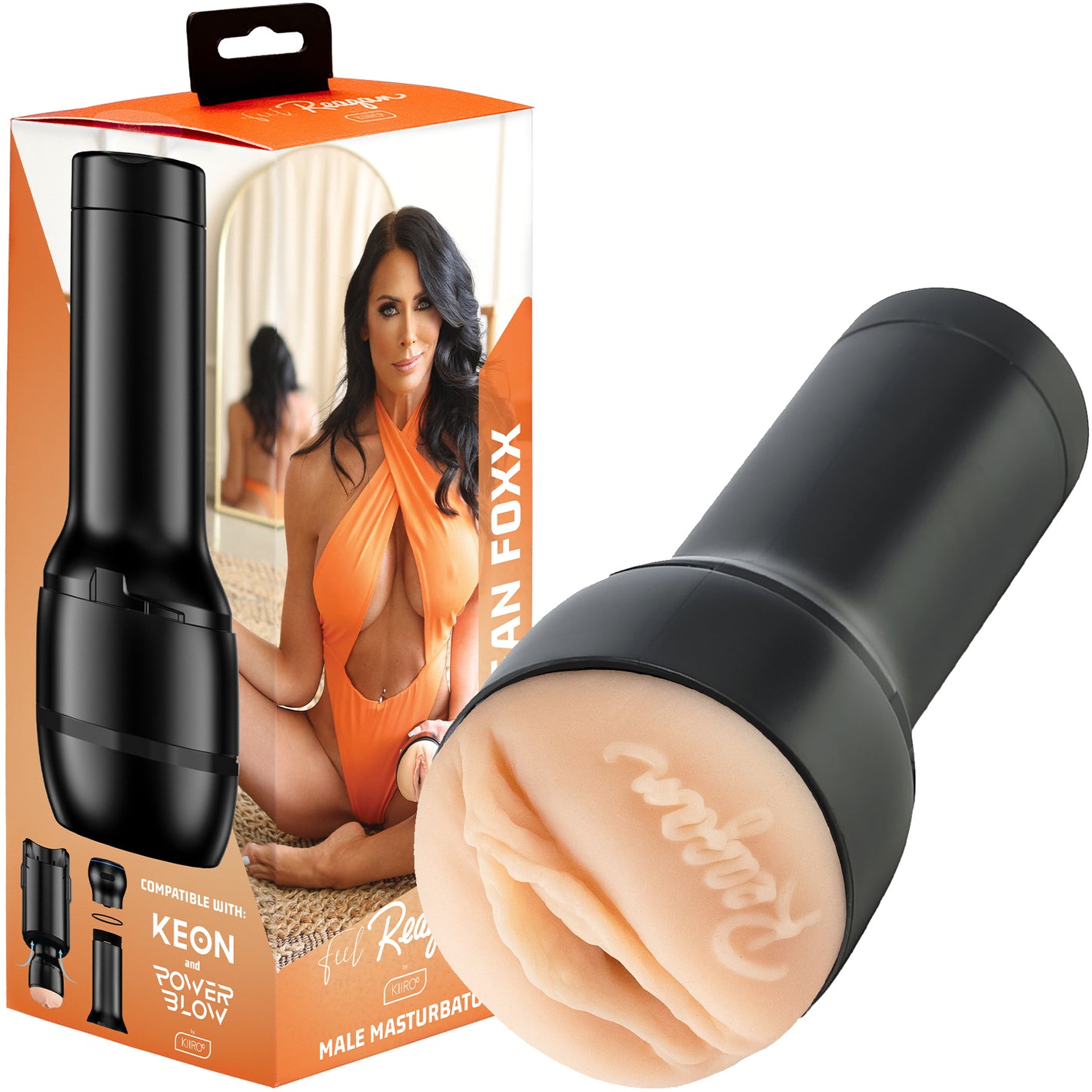 KIIROO Feel Reagan Pussy Stroker - Reagan Foxx Penis Masturbator