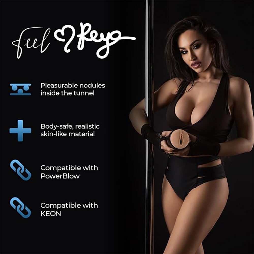 KIIROO Feel Reya Pussy Stroker - Reya Sunshine Penis Masturbator