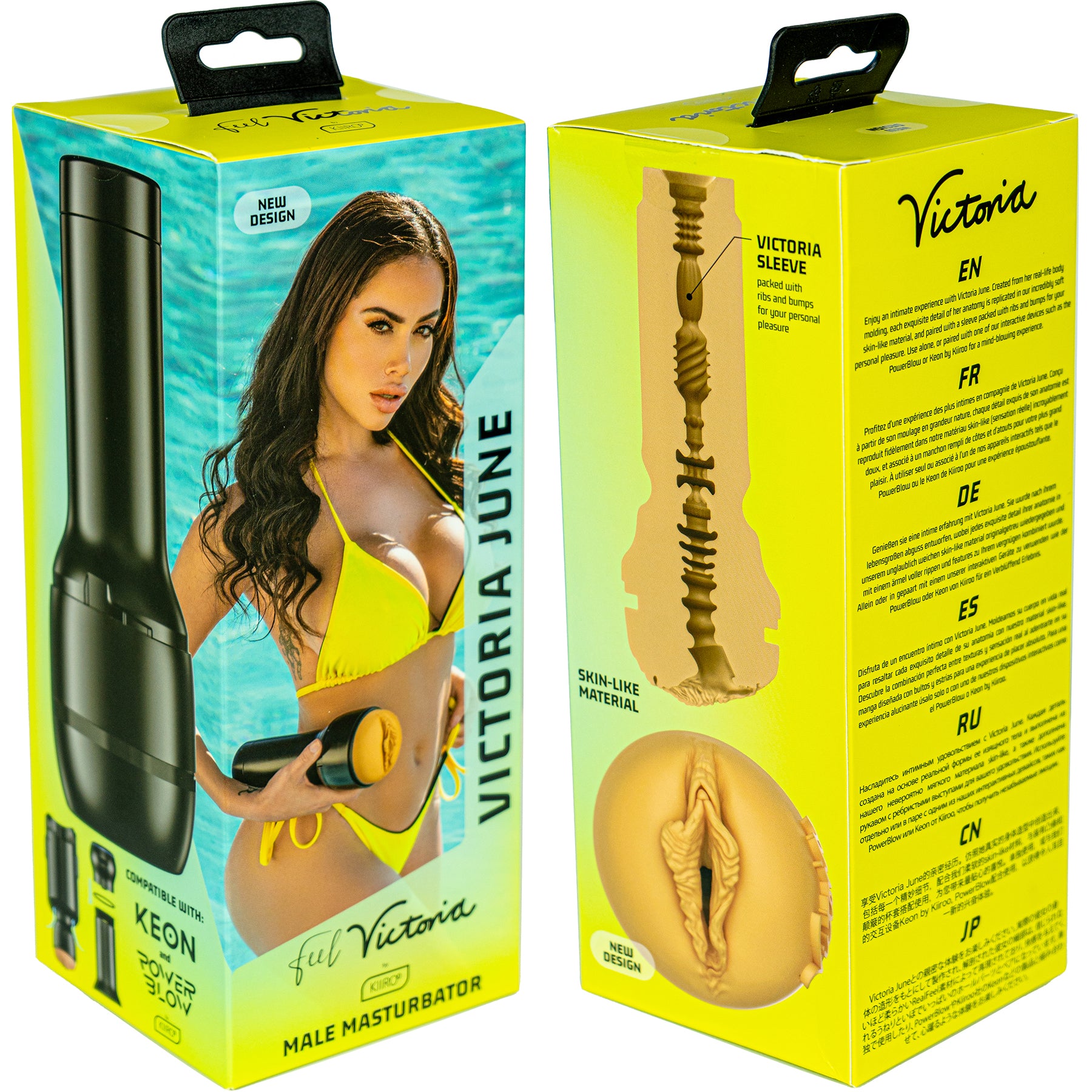 KIIROO Feel Victoria Pussy Stroker - Victoria June Penis Masturbator