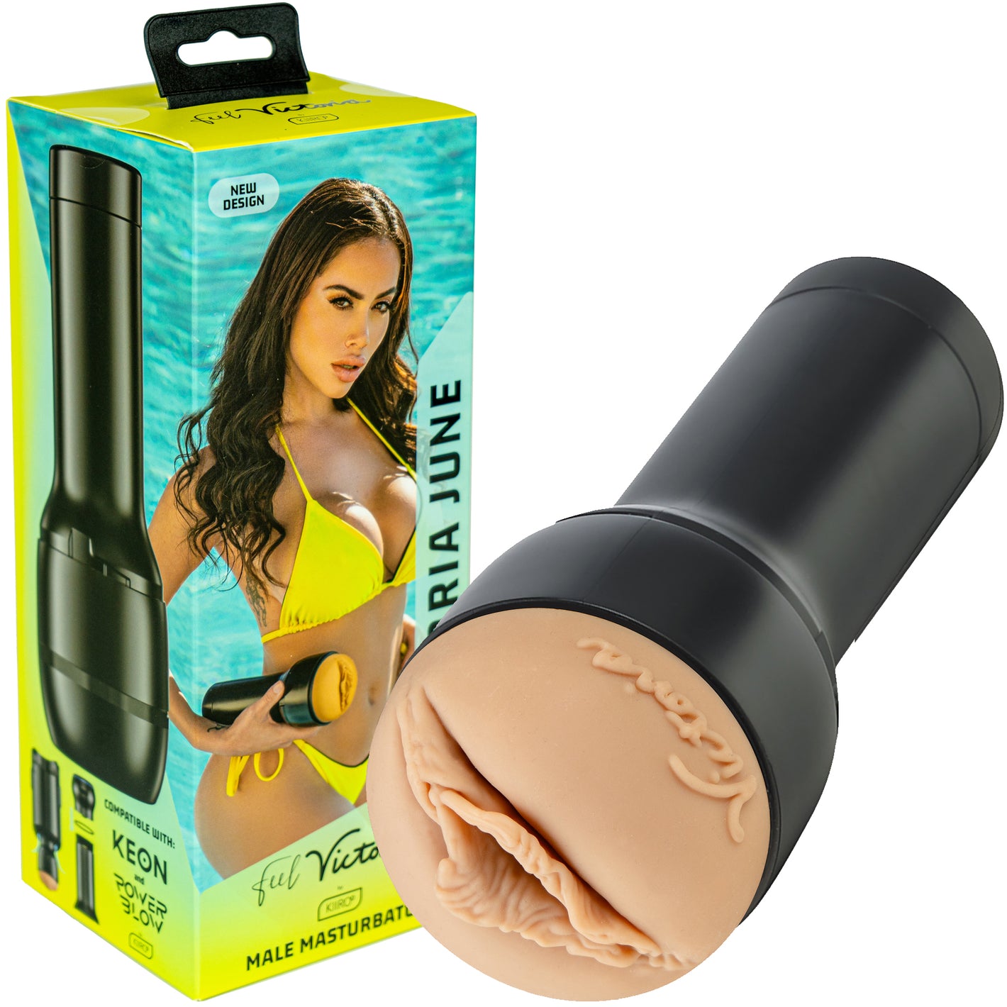 KIIROO Feel Victoria Pussy Stroker - Victoria June Penis Masturbator