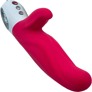 Fun Factory LADY BI Rechargeable Waterproof Dual Stimulation Vibrator - India Red