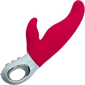 Fun Factory LADY BI Rechargeable Waterproof Dual Stimulation Vibrator - India Red