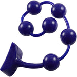 Sapphire Gemstones, Large Silicone Anal Beads By Vixen