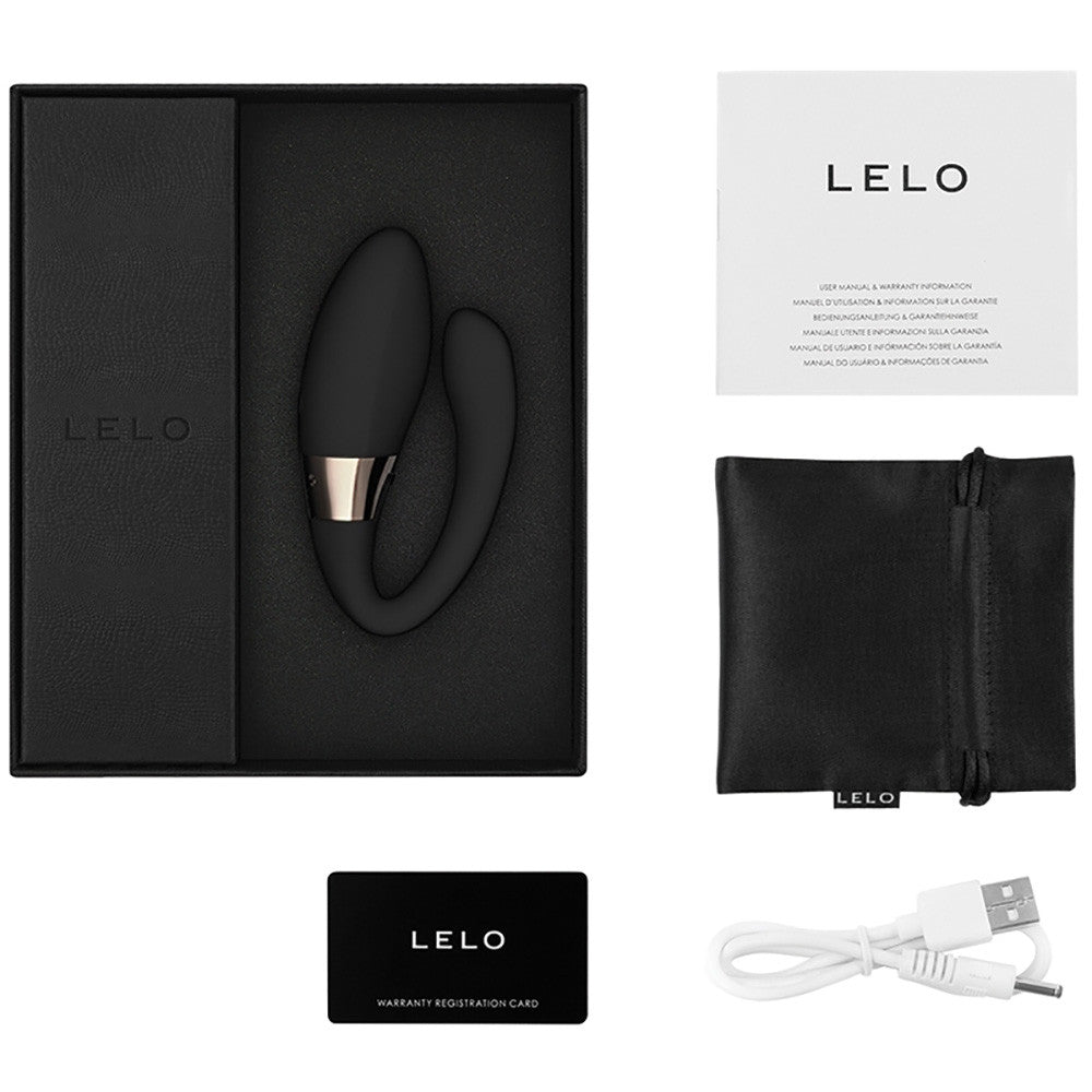 LELO TIANI Harmony Rechargeable Silicone App Enabled Couples Vibrator - Black