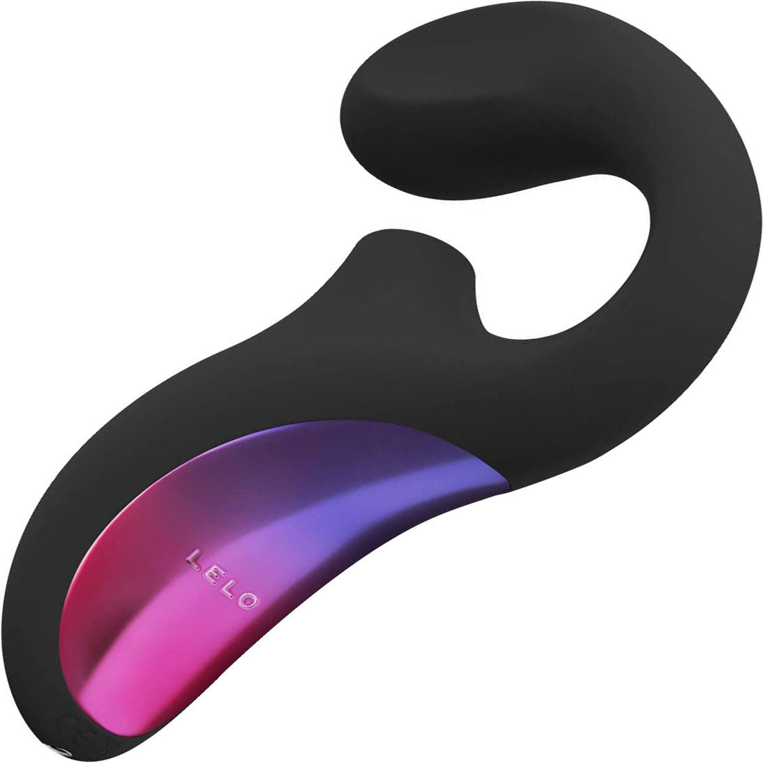 LELO ENIGMA Rechargeable Silicone Dual Stimulation Pressure Wave Vibrator - Black