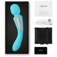 LELO SWITCH™ Double-Sided Silicone Wand Style Vibrator - Aqua