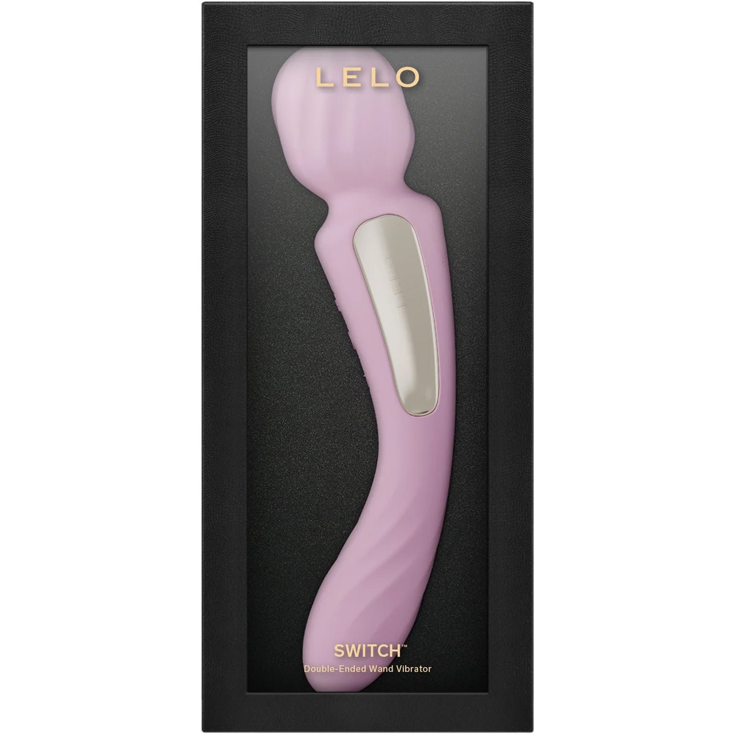 LELO SWITCH™ Double-Sided Silicone Wand Style Vibrator - Soft Pink