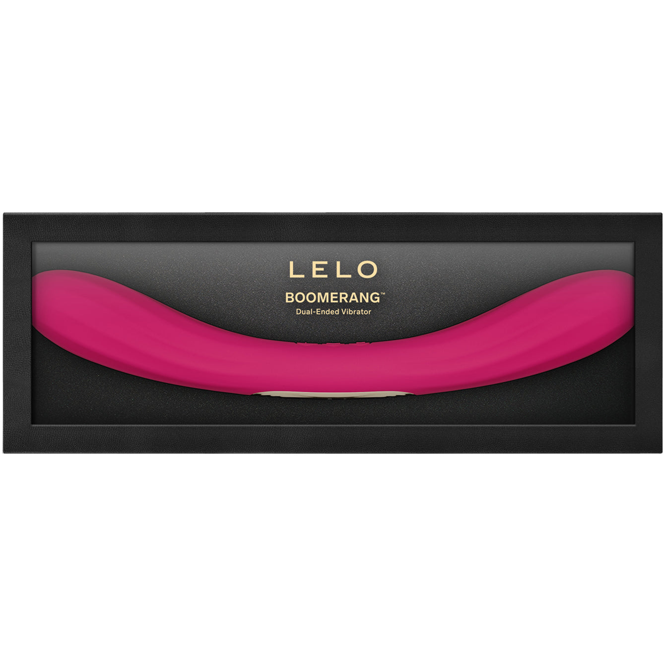 LELO BOOMERANG™ Premium Double Ended Silicone Vibrator For Couples - Cerise