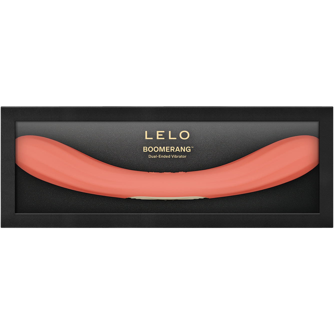 LELO BOOMERANG™ Premium Double Ended Silicone Vibrator For Couples - Coral