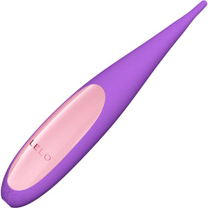 LELO DOT Travel Revolutionary Clitoral Pinpoint Silicone Waterproof Rechargeable Vibrator - Purple