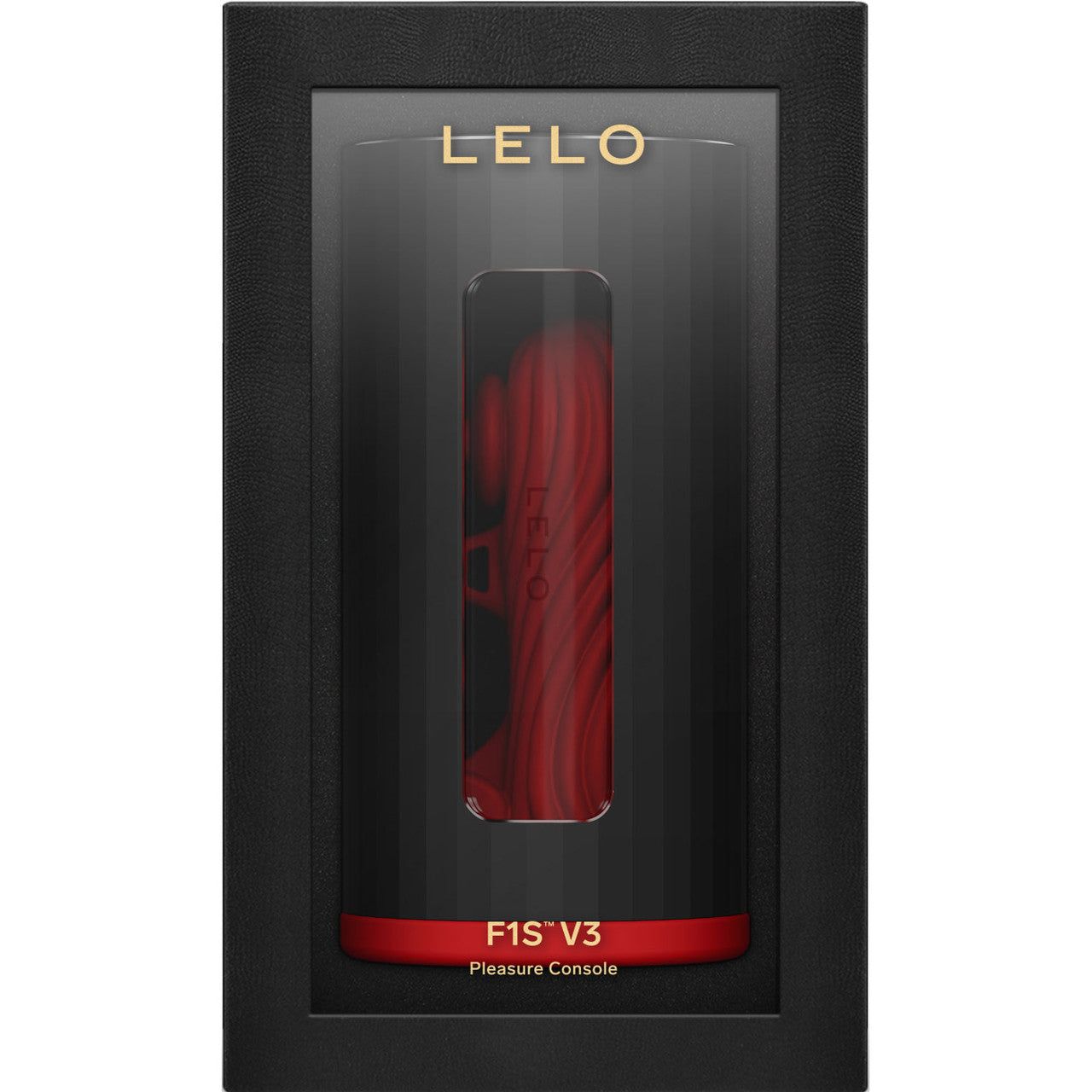 LELO F1S V3 Pleasure Console AI App Enabled Silicone Pulsing & Vibrating Penis Masturbator - Red