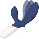 LELO LOKI Wave™ 2 Silicone Vibrating Prostate Massager - Base Blue