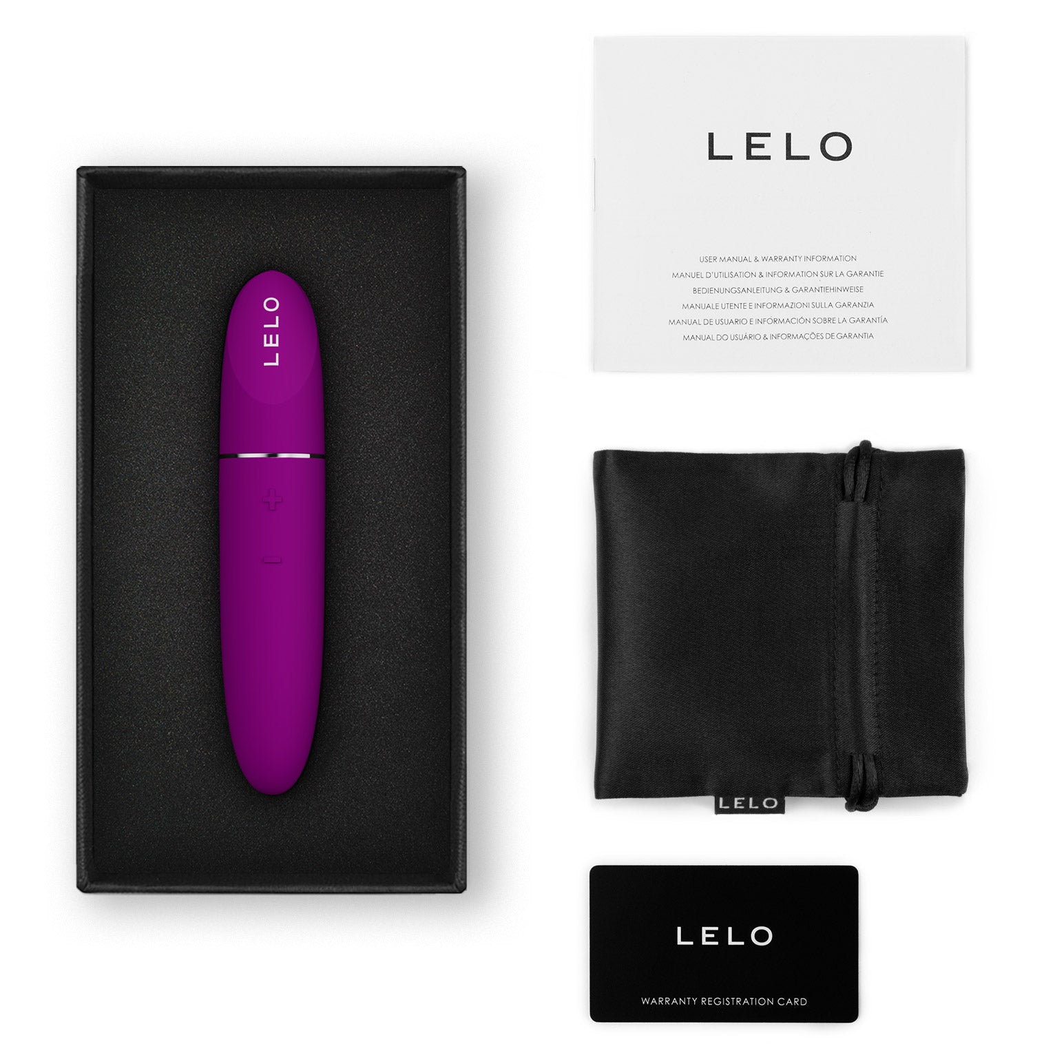 LELO MIA™ 3 Silicone Personal Massager & Clitoral Vibrator - Deep Rose