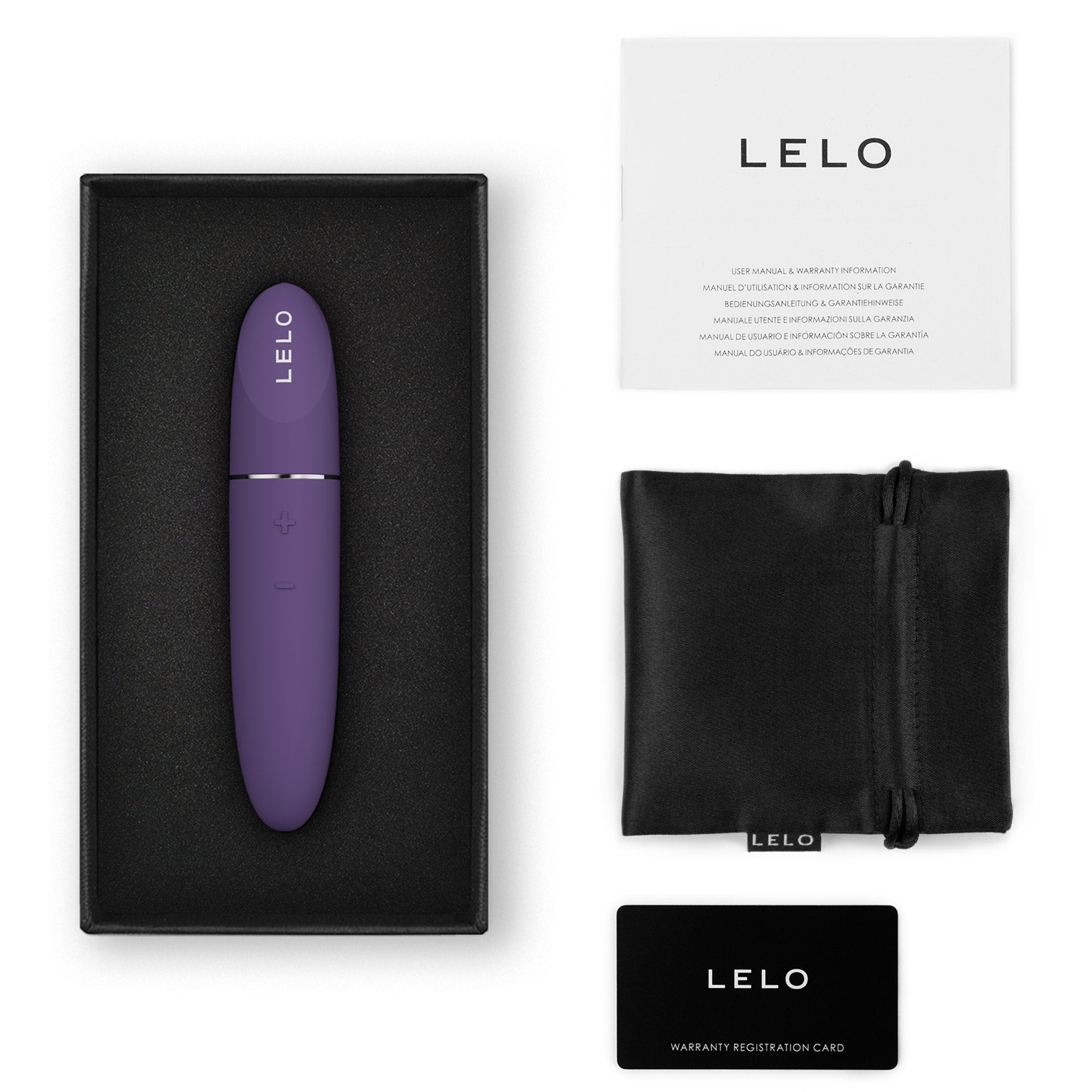 LELO MIA™ 3 Silicone Personal Massager & Clitoral Vibrator - Purple