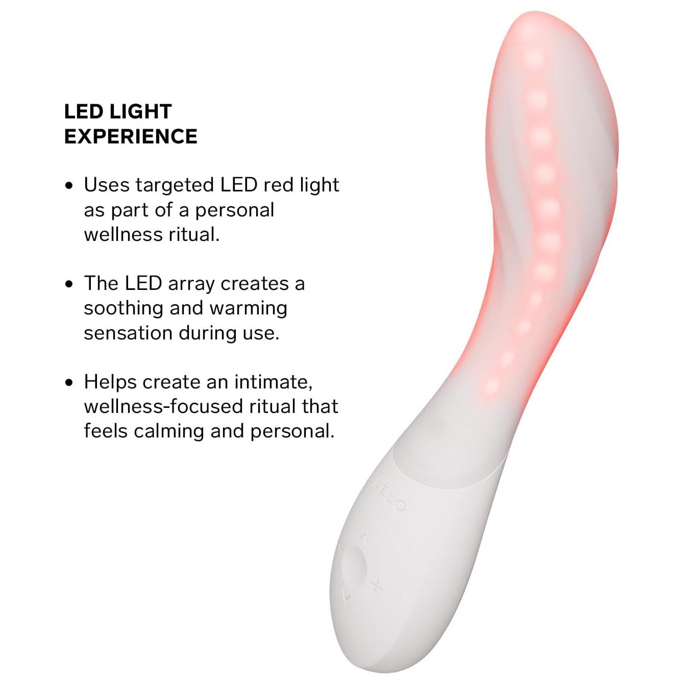 LELO MONA™ Spectra Red Light Therapy Intimate Wellness Massager - The LED Light Experience
