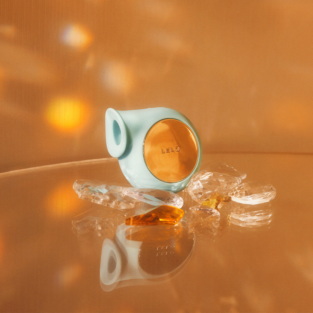 LELO Sila Waterproof Rechargeable Pleasure Air Clitoral Stimulator - Aqua