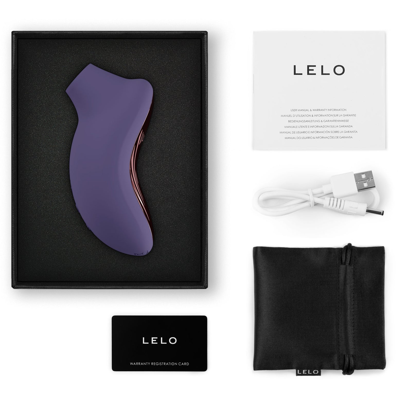 LELO SONA™ 3 Sonic Clitoral Massager - Cyber Purple