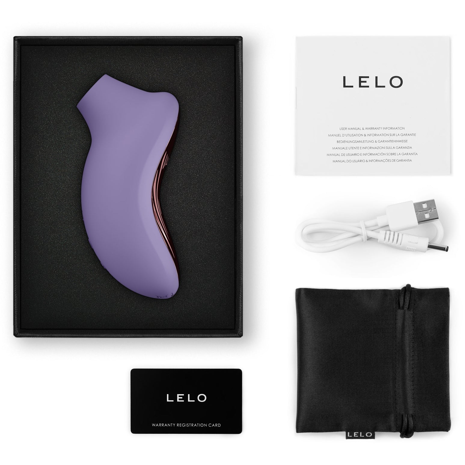LELO SONA™ 3 Sonic Clitoral Massager - Violet Dusk