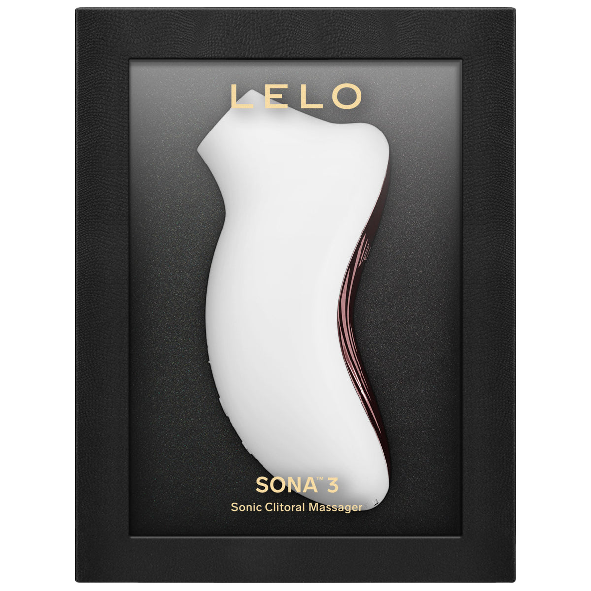 LELO SONA™ 3 Waterproof Rechargeable Silicone Sonic Clitoral Massager - Cream