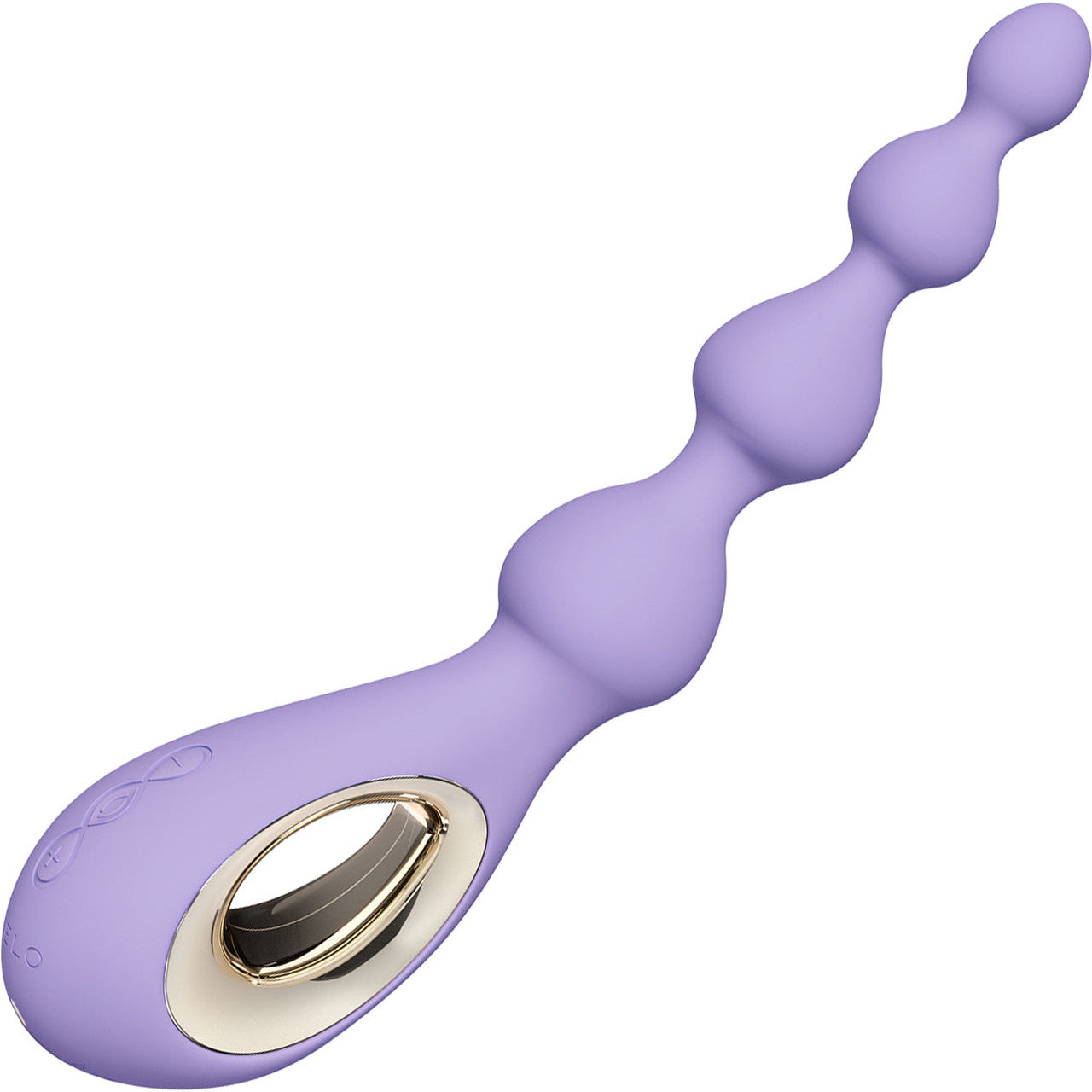 LELO SORAYA Beads Silicone Waterproof Rechargeable Anal Massager - Violet Dusk