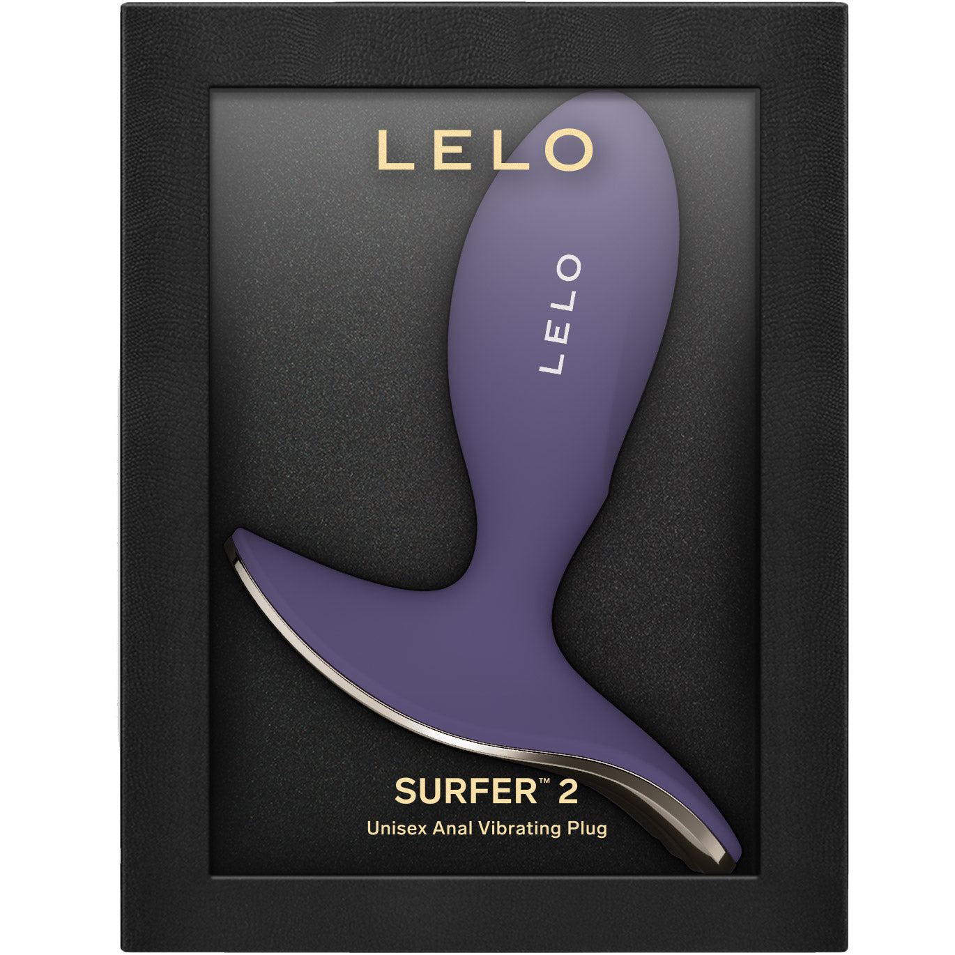 LELO SURFER™ 2 Premium App-Connected Unisex Vibrating Anal Plug - Cyber Purple
