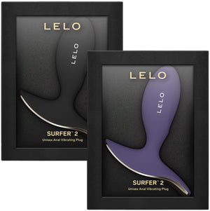 LELO SURFER™ 2 Premium App-Connected Unisex Vibrating Anal Plug - Both In Packages