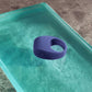 LELO TOR 3 Silicone Waterproof Rechargeable App Enabled Vibrating Cock Ring - Base Blue