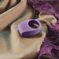 LELO TOR 3 Silicone Waterproof Rechargeable App Enabled Vibrating Cock Ring - Violet Dust