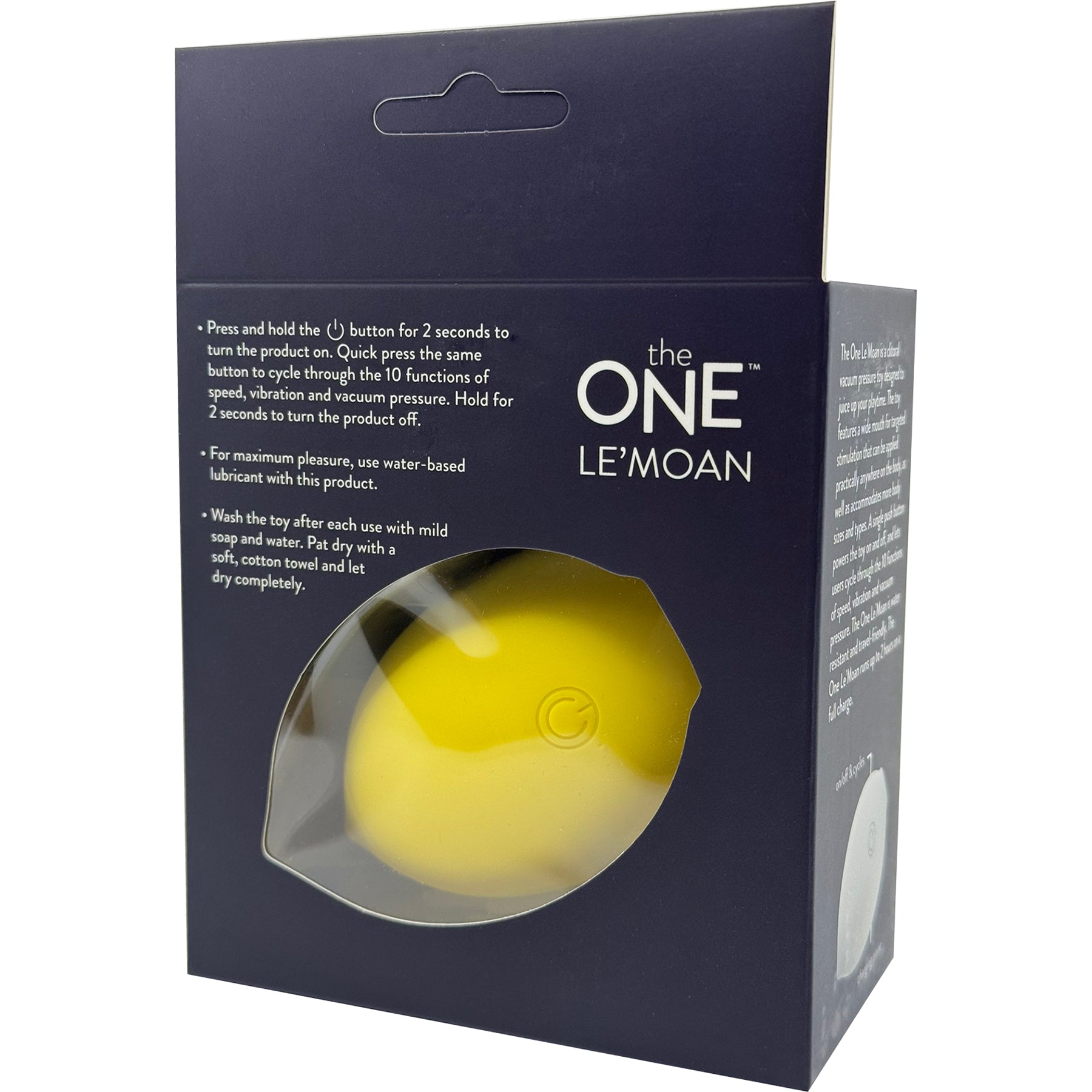 The Le'Moan Lemon Silicone Clitoral Pressure Wave Stimulator