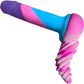 Luvgrind Soft Silicone Grinder, Stroker & Dildo Base Stimulation Cushion By Banana Pants - Pink Swirl