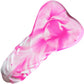 Luvgrind Soft Silicone Grinder, Stroker & Dildo Base Stimulation Cushion By Banana Pants - Pink Swirl