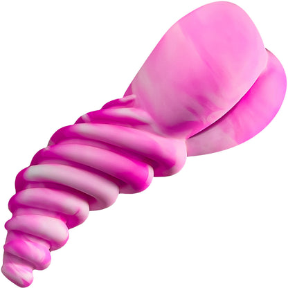 Luvgrind Soft Silicone Grinder, Stroker & Dildo Base Stimulation Cushion By Banana Pants - Pink Swirl